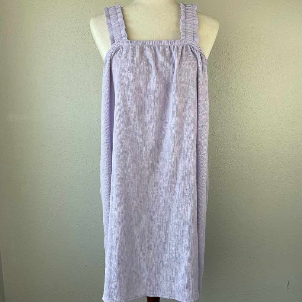 Olivia Sky Lavender Midi Dress Size L EUC